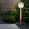 RGB LED Stehlampe, Holzoptik, Bewegungsmelder, App-Steuerung Bild 2