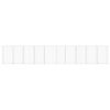 vidaXL Gabionenwand mit Abdeckung Verzinkter Stahl 600×30×100 cm 143584 Bild 4