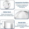 Onader Edelstahl Backform 2er Set Rund Kuchenform Geburtstag Hochzeit Bild 3