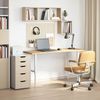 vidaXL Schreibtischplatte Unbehandelt 140x60x2,5 cm Massivholz Eiche 4009015 Bild 3