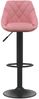 vidaXL Barhocker Rosa Samt, Drehbar [335343] Bild 3
