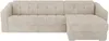 Vente-unique - DARIELO Sofa Stoff Beige - B 223 cm152 cm x H 85 cm x L 275 cm Bild 4