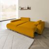 Ecksofa Samt 234x170x78 gelb SOFIA Bild 4