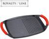 Royalty line RL-BTG47M?: Zwei-Griff-Grillpfanne aus Aluminiumdruckguss mit Marmorbeschichtung Bild 2