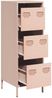 vidaXL Highboard Rosa 39x35x103,5 cm Stahl 851401 Bild 4