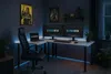 SyberDesk Gaming Pro LED Eckschreibtisch 197 x 132 cm mit LED großer Computer-Schreibtisch, Gaming tisch, USB HUB, (links, Weiß) Bild 2