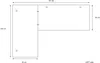 SyberDesk Gaming Pro LED Eckschreibtisch 197 x 132 cm mit LED großer Computer-Schreibtisch, Gaming tisch, USB HUB, (links, Weiß) Bild 4