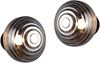 2er SET Akku Wandleuchten mit Rauchglas Lampenschirm dimmbar, Ø 15,5cm Bild 2