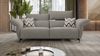 Sofanella Dreisitzer CUNEO Sofa Stoff Couchgarnitur in Schwarz M: 260 Breite x 101 Tiefe Bild 5