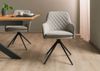 Drehstuhl 55x60x86 hellgrau / grau HUGO #03 - 2er Set Bild 3