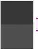 vidaXL Verdunkelungsrollo Schwarz 115x175 cm Stoffbreite 110,7 cm 4010897 Bild 5
