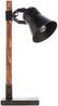 Brilliant Leuchten No. 82149-46 LED Tischleuchte Plow schwarz-stahl Holz Bild 5