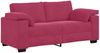 vidaXL Zweisitzer-Sofa Weinrot 180x77x82 cm Samt 4105271 Bild 2