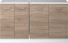 Dachschrägenschrank-Set Rion Sonoma 140 cm 2er Set Schrankkorpuss 60 cm Tiefe Vicco Bild 4