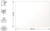 ALLboards Schneidebrett Glas Herdabdeckplatte Schneidebrett 30x40 cm Arbeitsplatte Herdschutz, Glas Bild 2