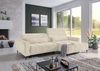 Wohnlandschaft >Wolve< elektr. Sitzverstellung, 2 Kissen, Cord beige - 277x108x179cm (BxHxT) Bild 4