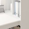 vidaXL Schreibtisch mit Regal Weiß 122 x 67 x 145 cm Holzwerkstoff 3337257 Bild 4
