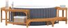 vidaXL Whirlpool-Umrandung Braun Ø275 x 55,5 cm Massivholz Akazie 3334767 Bild 3