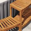 vidaXL Whirlpool-Umrandung Braun Ø275 x 55,5 cm Massivholz Akazie 3334767 Bild 4