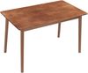 Esstisch Klijori für 4 Personen 120x70x74 cm Holz Walnussoptik [en. casa] Bild 4