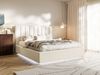 Selsey 'Togents' Polsterbett 140x200 mit Veloursbezug, Bettkasten und LED, Creme Bild 3