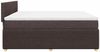 vidaXL Boxspringbett mit Matratze Dunkelbraun 200x200 cm Stoff 3287566 Bild 5