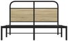 vidaXL Bettgestell ohne Matratze 120x190 cm Sonoma-Eiche Holzwerkstoff 4100255 Bild 4