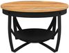 Couchtisch, Sofatisch Ø68x43 cm Massivholz Akazie Bild 5