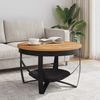 Couchtisch, Sofatisch Ø68x43 cm Massivholz Akazie Bild 3