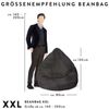 Sitzsack Easy XXL ca. 300 Liter anthrazit Bild 2