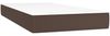 vidaXL Taschenfederkernmatratze Mittel Braun 90x200x20 cm Kunstleder 347725 Bild 2