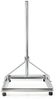 Satelliten Balkon Ständer | Mastlänge: 1.00 m | Maximale Schüsselgröße: 90.0 cm | Bodenplattengröße: 1 x 50 x 50 cm | Stahl | Silber Bild 2