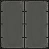 vidaXL Outdoortisch-Set 5 pcs Schwarz 90 x 90 x 75 cm Poly-Rattan 3422293 Bild 4
