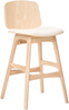 Set mit 2 Barstühlen CHARLESTON Holz Hellbraun Hellbeige Bild 4