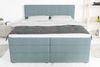 99rooms Dante Boxspringbett Strukturstoff INARI Pastellblau Taschen-Federung 180x200 cm Bild 4