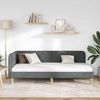 vidaXL Eckbettgestell Dunkelgrau 90 x 200 cm Stoff 42016570 Bild 4