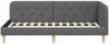 vidaXL Eckbettgestell Dunkelgrau 90 x 200 cm Stoff 42016570 Bild 5