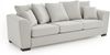 ATLANTIC home collection 3-Sitzer Sofa Mississippi, 266/91/84 cm, Beige Bild 1