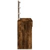 vidaXL Schminktisch mit LED-Lichterkette, Holzwerkstoff räuchereiche, 100 x 40 x 130 cm Bild 5
