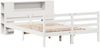 vidaXL Massivholzbett mit Regal ohne Matratze Weiß 140x200 cm Kiefer 3322204 Bild 3