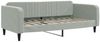 vidaXL Tagesbett Ausziehbar mit Matratzen Hellgrau 90x190 cm Samt 3197100 Bild 3