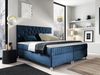 Boxspringbett Murseno, Blau, 180x200 cm Bild 2