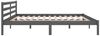 vidaXL Massivholzbett Kiefer 200x200 cm Grau [810452] Bild 5