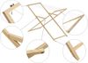 Holzwäscheständer Wäschetrockner Wäscheständer aus Eschenholz V-90.93klein Bild 5