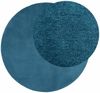 vidaXL Teppich OVIEDO Kurzflor Türkis Ø 200 cm 375613 Bild 3