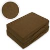Doppelpack Marke Frottee Spannbettlaken Schokobraun 70 x 140 cm Bild 2