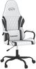 vidaXL Gaming-Stuhl mit Massagefunktion Weiß und Schwarz Kunstleder 345543 Bild 2