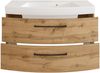 Waschtisch-Set >Manchester< (B/H/T: 100x59x50 cm) in wotaneiche aus MDF Bild 4