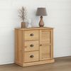 Sideboard, Kommode mit Schubladen 78x40x75 cm Massivholz Kiefer j2202p Bild 2