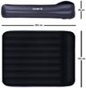 Avenli Luftbett Luftmatratze selbstaufblasend 203x152x46cm hoch, (Gästebett aufblasbar mit integrierter Elektropumpe für 2 Personen, 2-tlg, mit integriertem Kopfteil), Aufblasbares Reise Bett inklusive Pumpe und Tragetasche Bild 3